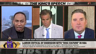 Stephen A. RIPS into LeBron's comments on 'ring culture' 🗣️ 'THEN WHY GO TO MIAMI? | First take