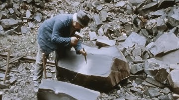 WATCH Stonemason Quarry with Only Hand Tools