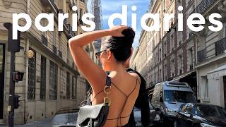 a day in my life in paris: sunny days, working on my brand, solo day in paris, dinner with friends 🫶