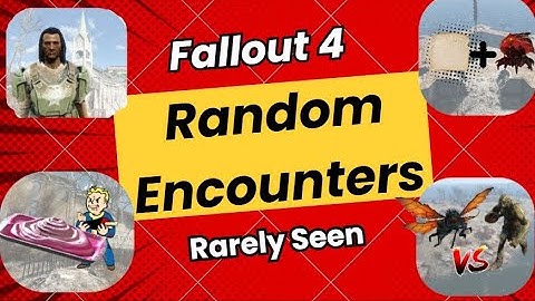 9 ULTRA RARE Encounters You Probably Missed | Fallout 4