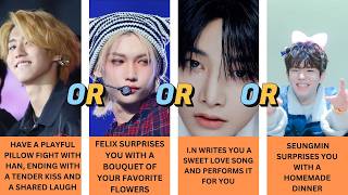 CHOOSE ONE, DROP THREE: STRAY KIDS - Would you rather? | KPOP EDITION