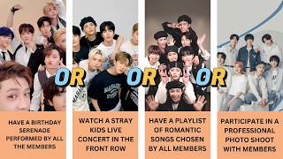 CHOOSE ONE, DROP THREE: STRAY KIDS - Would you rather? | KPOP EDITION