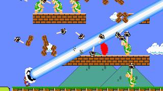 Every time Mario jumps, his eyes get bigger!