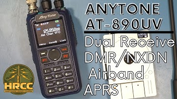 FIRST LOOK! Anytone AT-D890UV DMR, NXDN, Air Band Ham Radio
