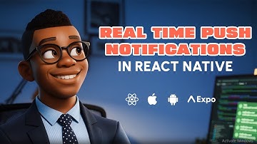 Real Time Push Notifications In React Native || React Native and Expo Projects || Beginner 2025