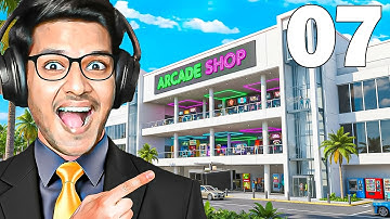 I Just Opened a $250,000 Arcade in My Mall! (FULL TOUR) – Mall Simulator #7 🏙️