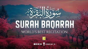 Surah AL BAQARAH Full (سورة البقره) ULTIMATE HEART RELAXING VOICE | Zikrullah TV