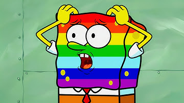 Rainbow Spongebob Music Animation (TheFatRat - The Calling)