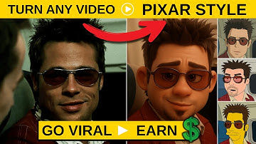 Turn Any Clip Into Pixar-Style Animation (Easy AI Trick)