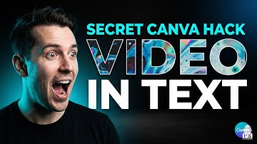 Secret Canva Hack | Put Video Inside the Text