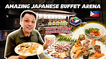 ULTIMATE Japanese Buffet Arena!  Incredible - Highest Quality Sushi Buffet in Manila