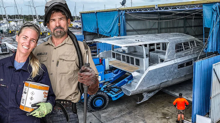 A Week In The Life:  Building Our Own Aluminum Catamaran From Scratch (Part 50)