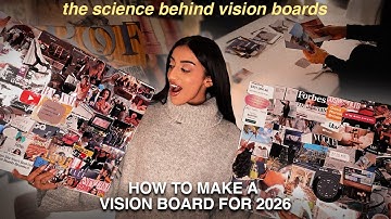 Mijn COMPLETE vision board-proces voor 2026 | manifestatie, doelen stellen en wat er in 2025 is u...