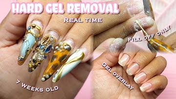 REMOVE MY 7 WEEK OLD NAILS WITH ME.
