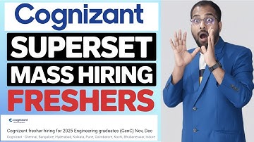 Finally Cognizant GenC Superset Freshers Hiring Announced | 2023 to 2026 Batch Eligible | Apply Now