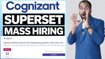 Finally Cognizant GenC Superset Freshers Hiring Announced | 2023 to 2026 Batch Eligible | Apply Now