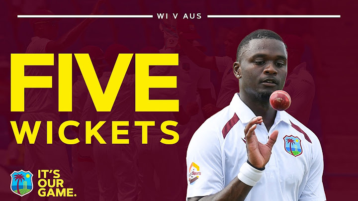 Jayden Seales Takes 5 Wickets On Day 1 | West Indies v Australia 1st Test