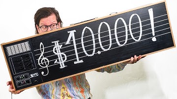 The 10000$ Chalkboard Synth from the Florian Schneider (Kraftwerk) Auction