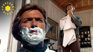 The Iconic Barber Shop Shootout (Clint Eastwood) | High Plains Drifter