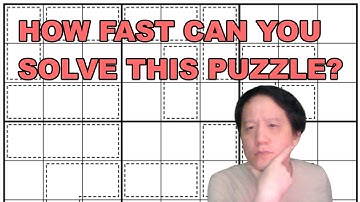 How Fast Can YOU Solve This Easy Variant Sudoku? Keep 