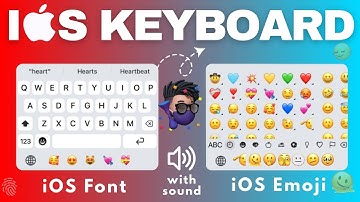 iOS-toetsenbord op Android met geluid en emoji 2025 | iPhone-toetsenbord op Android! 🔥