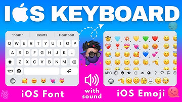 iOS-toetsenbord op Android met geluid en emoji 2025 | iPhone-toetsenbord op Android! 🔥