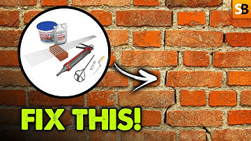 Eenvoudig scheuren in metselwerk repareren | BrickFix scheurreparatieset