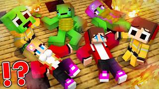 Baby JJ and Mikey Became FIREFIGHTERS to SAVE Their Families in Minecraft - Maizen