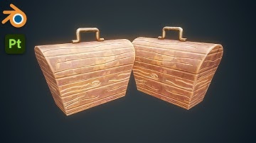 Stylized Box with Arcane Textures - Blender and Substance Painter
