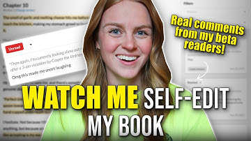Watch Me EDIT My Book LIVE (Using Real Beta Reader Comments) - w/ Screen Share