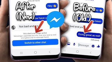This Chat is No longer Active Messenger Upgraded Security Switch to Other Chat Problem