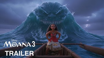 MOANA 3: Trailer (2026) Disney Animation - The Ocean Calls Once More