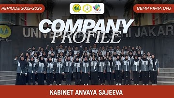 VIDEO PROFILE: Kabinet Anvaya Sajeeva BEMP Kimia UNJ 2025/2026