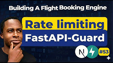 Rate Limiting with fastapi-guard! Protect Your Backend | Flight Booking Engine Day 53