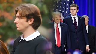 Barron Trump Towers Over NYU Classmates In Rare Campus Photo