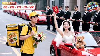 Bride stuck in traffic hitches a ride with a poor shipper—turns out he’s a hidden billionaire.