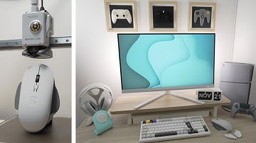 I 3D Printed 80% of My Desk Setup (Aesthetic & Cozy)