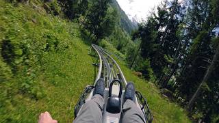 Chamonix Mont Blanc Mountain Coaster | 4K | France