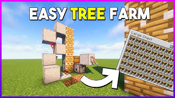 Minecraft 1.21+ AFK Tree Farm - Get INFINITE Wood FAST! (Tutorial)