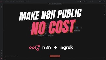 Make n8n Public — The Ultimate Free Guide with Docker + Ngrok (Safe Data Update)