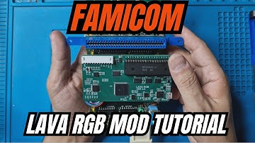 Famicom com Imagem RGB Perfeita: Mod Lava RGB 2.0!