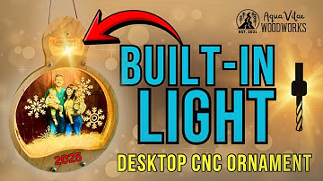 Building a PICTURE FRAME Ornament on my CNC (Perfect Holiday Project!)