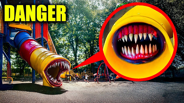 DRONE catches SLIDE EATER eating BLIPPI.EXE in REAL LIFE! (it's SCARY!)