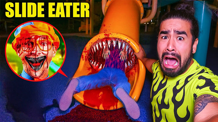 DRONE catches SLIDE EATER eating BLIPPI.EXE in REAL LIFE! (it's SCARY!)