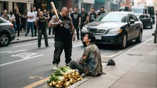 bully asked for high stall fee,unexpectedly vegetable seller is Shennong,they beg for mercy