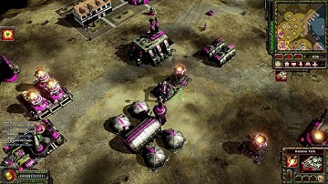 Command & Conquer™ Red Alert™ 3   Uprising 2V2 Hard Soviets vs Allies on Desolation