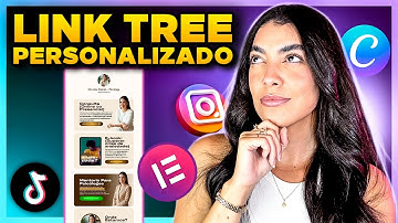 Como Criar LINKTREE NO CANVA e Elementor para o Instagram e TikTok? [Link na Bio Personalizado]
