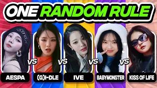 ⭐️KPOP QUIZ RANDOM RULES SAVE ONE SONG - FUN KPOP GAMES 2025