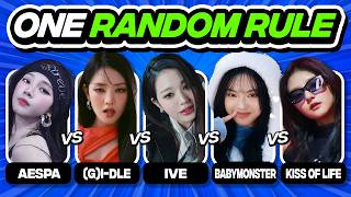 ⭐️KPOP QUIZ RANDOM RULES SAVE ONE SONG - FUN KPOP GAMES 2025