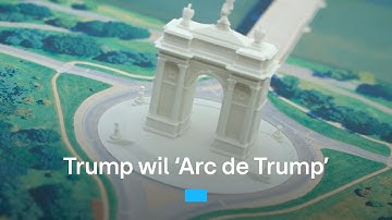 Trump onthult plan voor gigantische triomfboog in Washington | RTL Nieuws